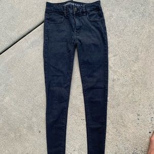 American eagle black skinny Jean jegging